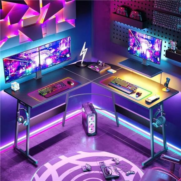 Large RGB Gaming Mouse Pad -15 Light Modes Touch Control Extended Soft Computer - Picture 7 of 8